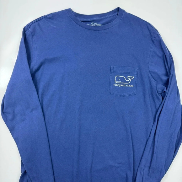 Vineyard Vines Happy Holidays Long Sleeve T-Shirt‎ Size Medium - Picture 4 of 9